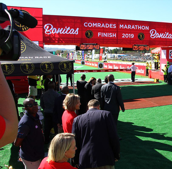 Media Facilities at finish